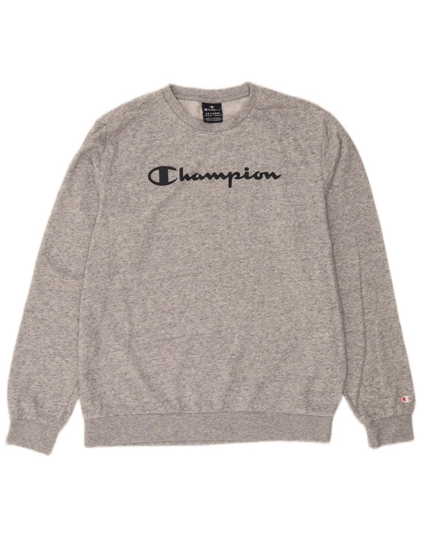 Champion Sweat-Shirt Graphique Garçon 15-16 Ans 2XL Gris Moucheté Coton