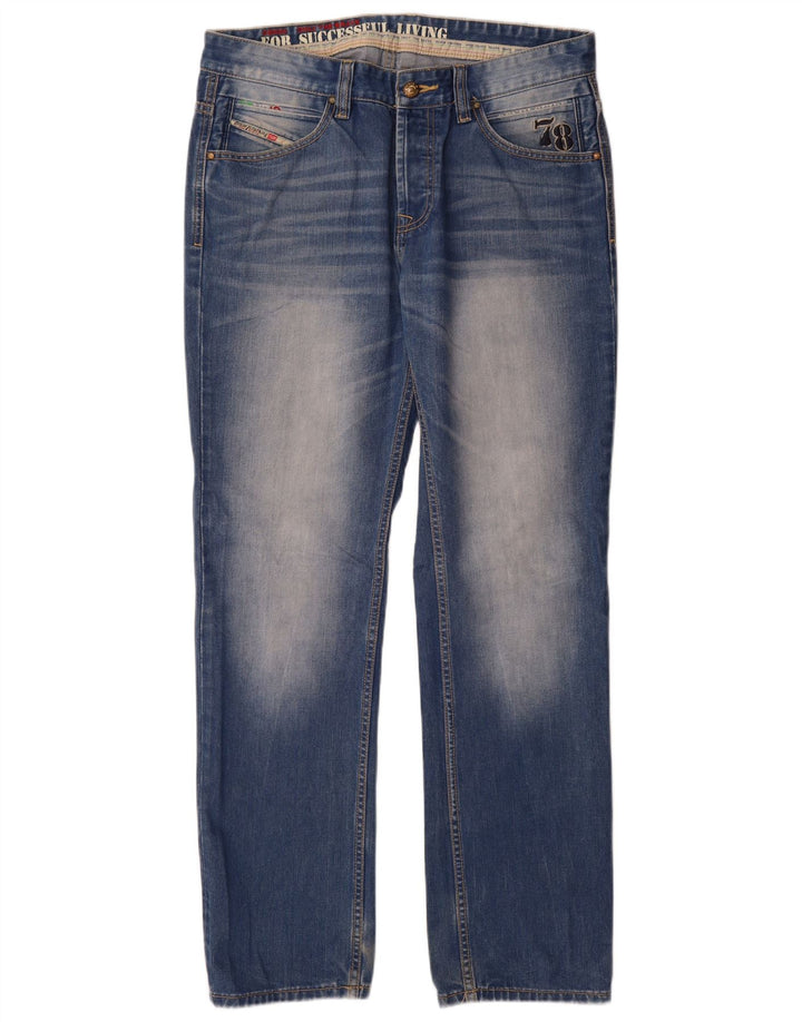 Diesel Jean Droit W34 L32 Homme Bleu