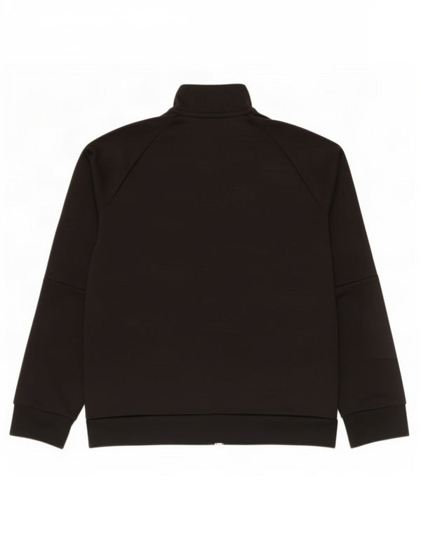 Veste de survêtement Adidas Climalite Garçon 9-10 ans Noir Polyester