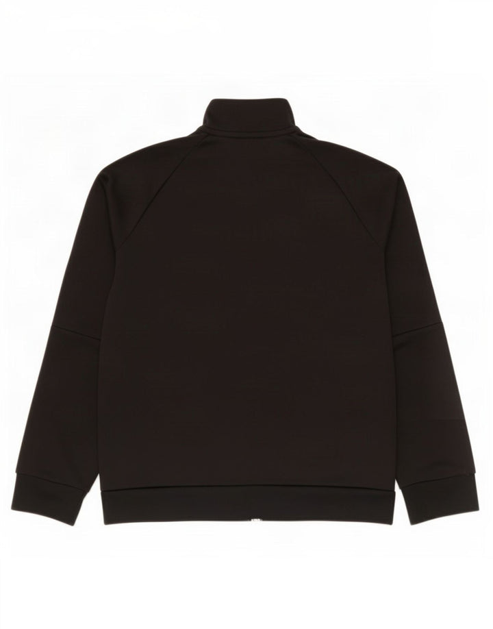 Veste de survêtement Adidas Climalite Garçon 9-10 ans Noir Polyester