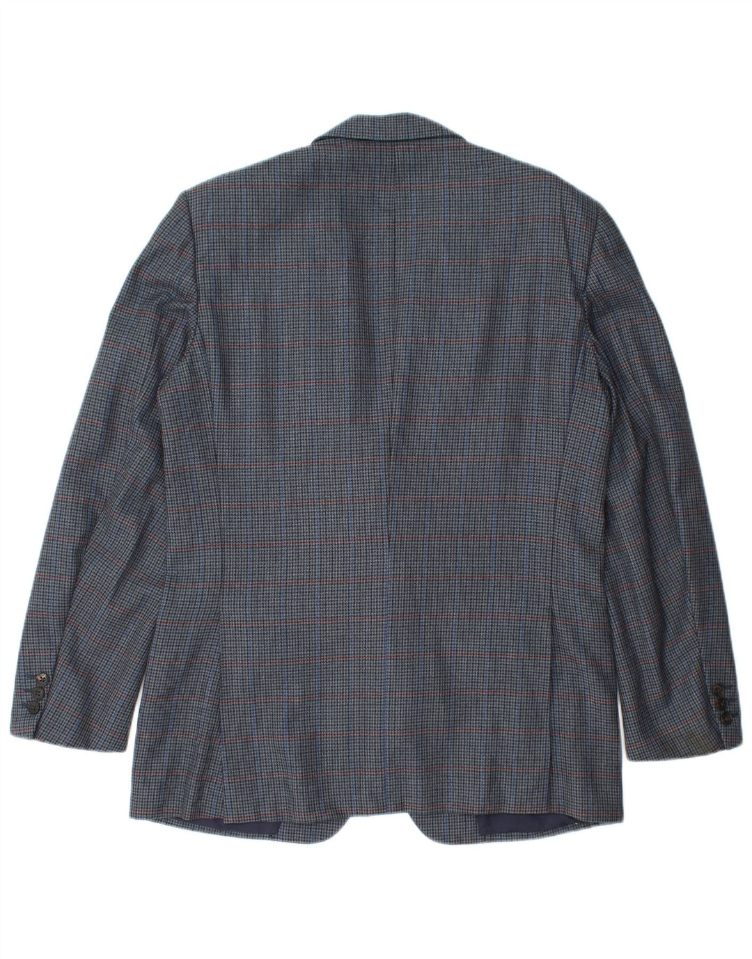 Burberrys Veste Blazer Homme IT 48 Laine Pied-de-Poule Bleu Marine Moyen