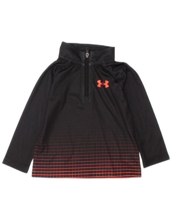 UNDER ARMOUR Haut de survêtement pull pour bébé garçon 6-9 mois Noir Géométrique