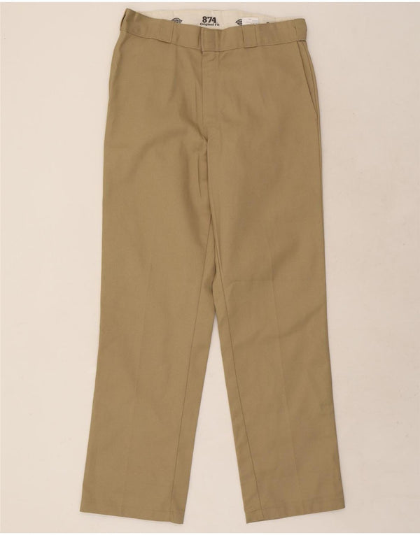 Dickies Pantalon Chino Droit 874 Coupe Originale Homme W34 L34 Beige