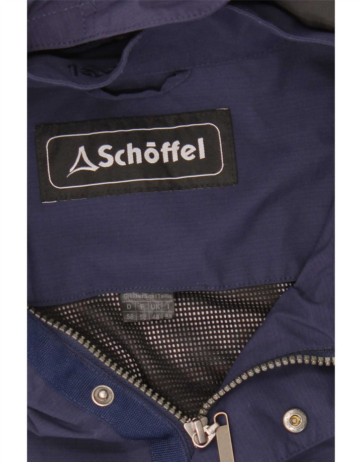 Schoffel Veste utilitaire à capuche pour homme UK 48 4XL Bleu marine