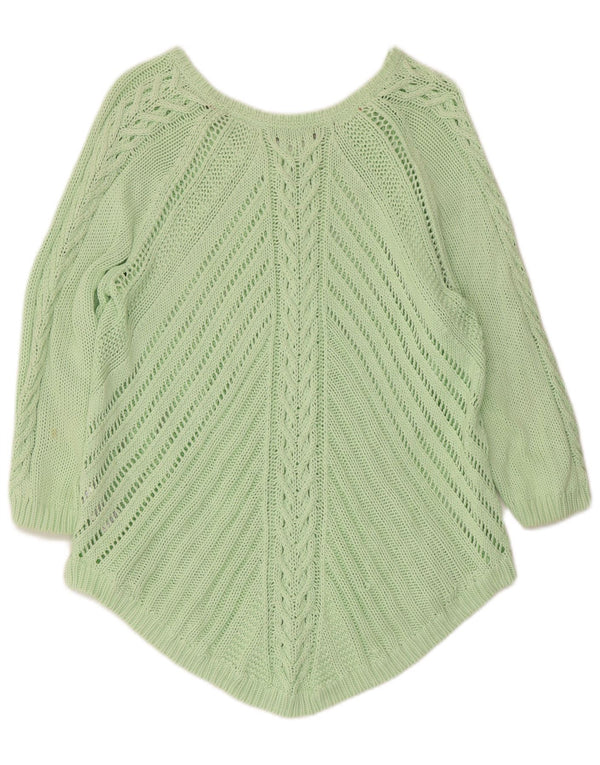 Marks & Spencer Pull asymétrique à col en V pour femme UK 18 XL Vert
