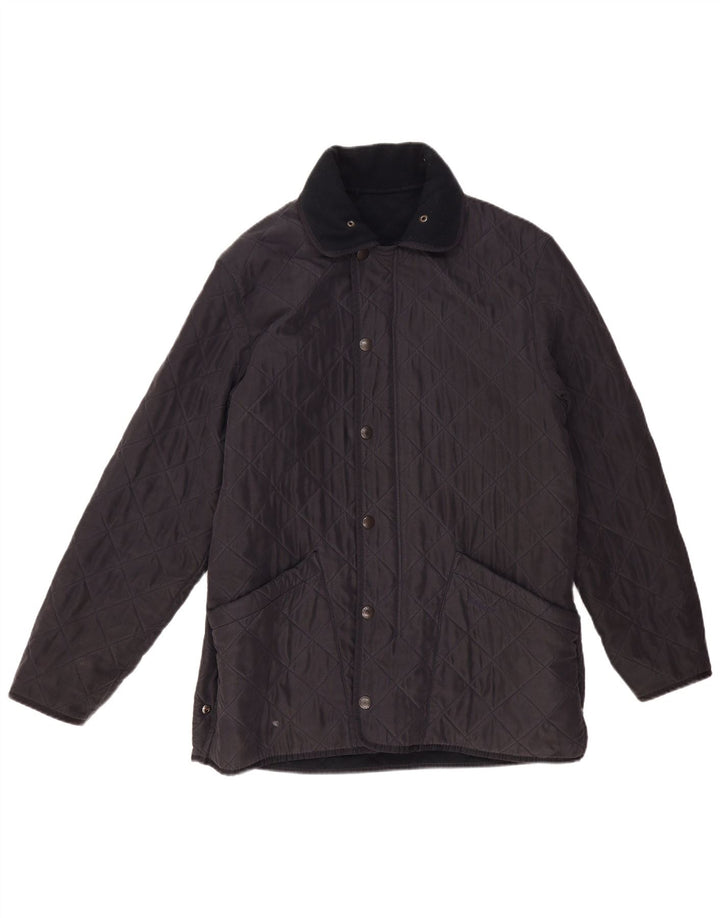 Barbour Veste matelassée pour hommes UK 38 Polyester bleu marine moyen