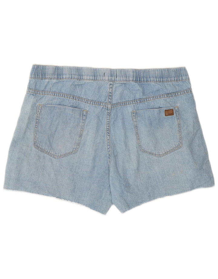 Roxy Short en Jean Femme Large W34 Bleu Coton