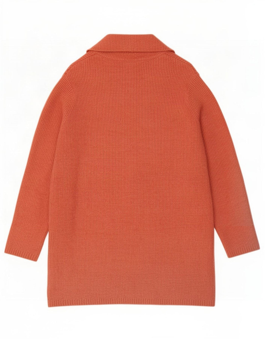 Marks & Spencer Pull cardigan ouvert long pour femme UK 12 Orange moyen