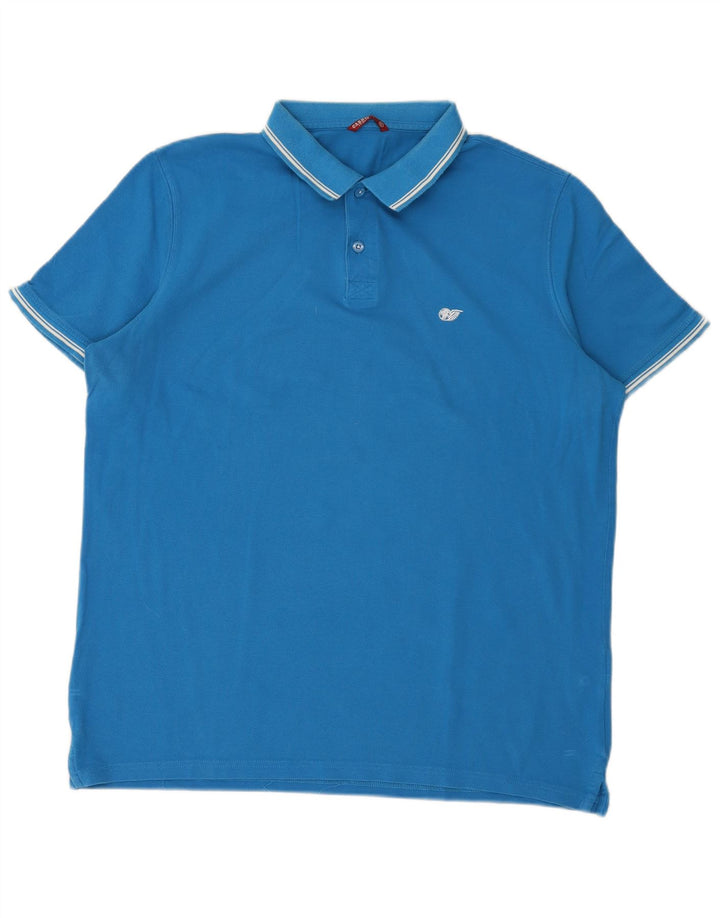 Carrera Polo Homme XL Bleu Coton