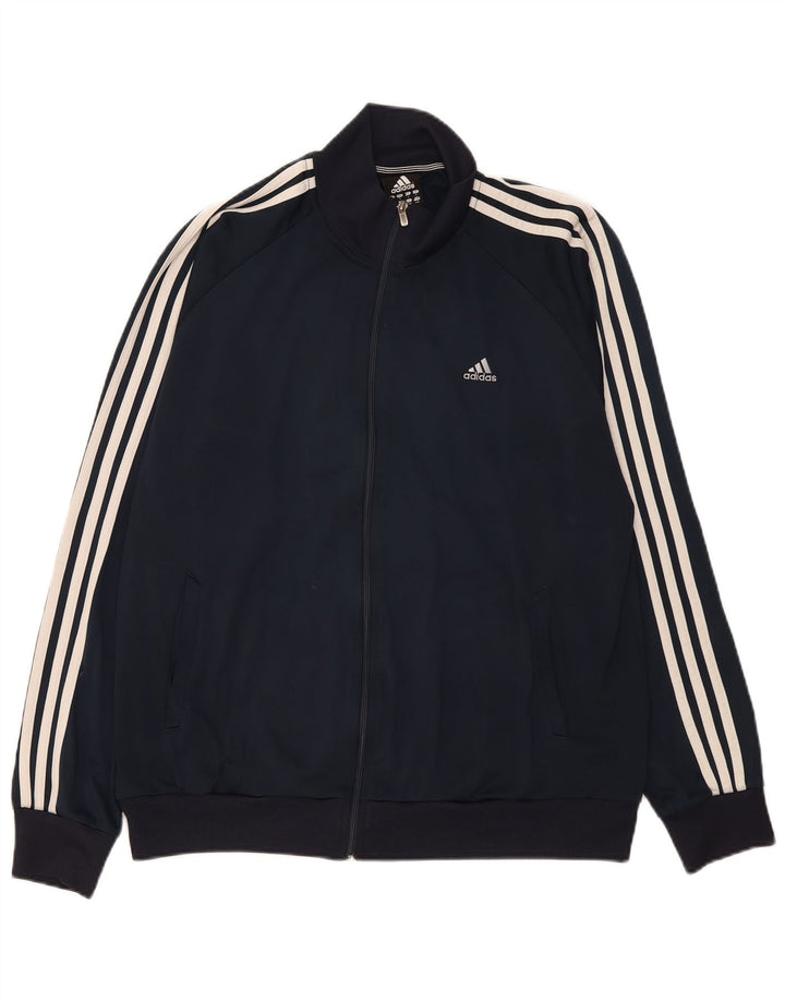 Adidas Hommes Clima 365 Survêtement Top Veste Grand Bleu Marine Polyester