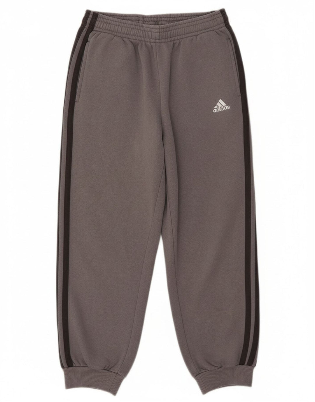 Adidas Pantalon de Survêtement Garçon Joggers 7-8 ans Gris Coton