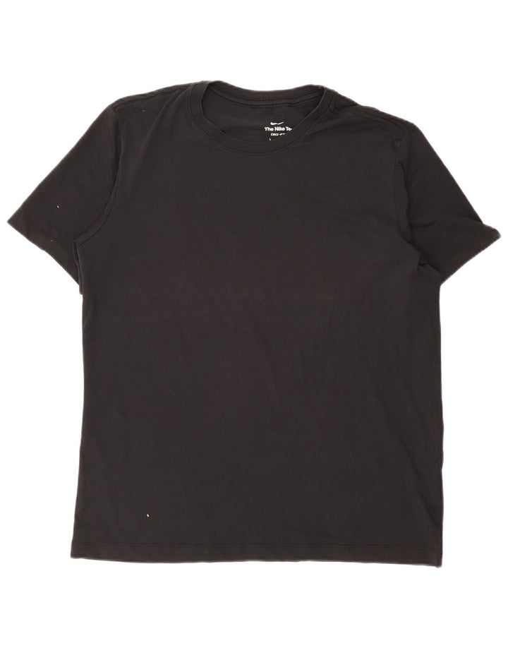 Nike T-shirt Dri Fit pour homme en coton noir Taille L