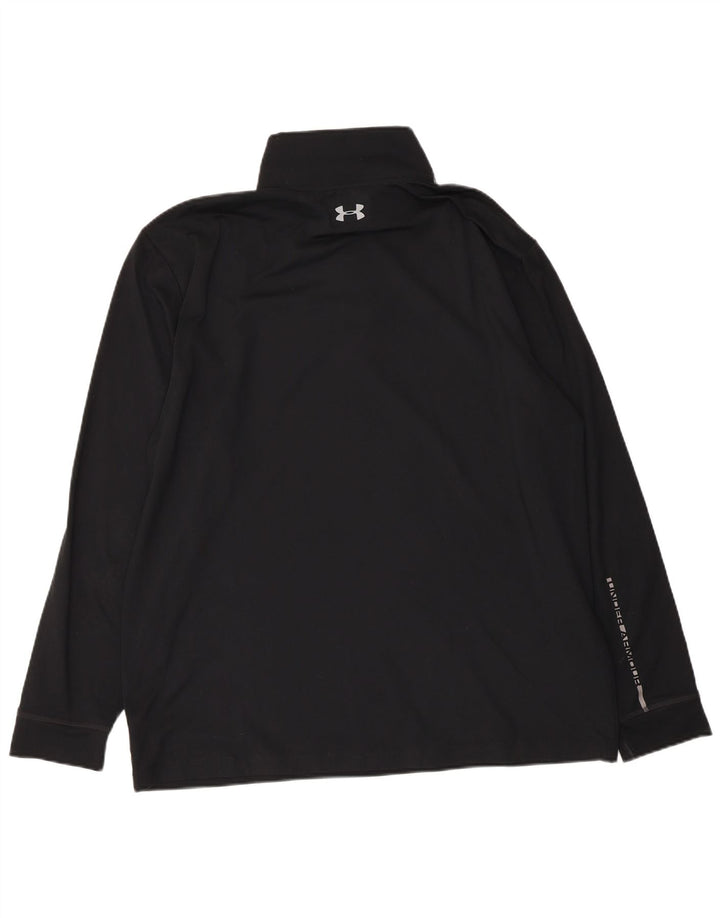 Under Armour Cold Gear Pull à col zippé pour homme Noir Taille L