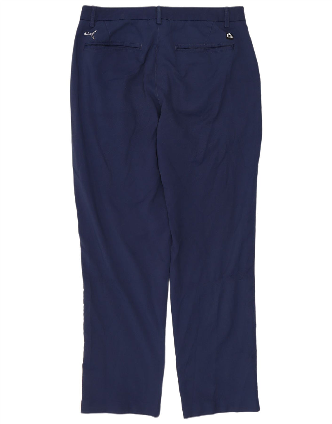PUMA Pantalon Chino Slim Homme W34 L32 Bleu Marine Polyester