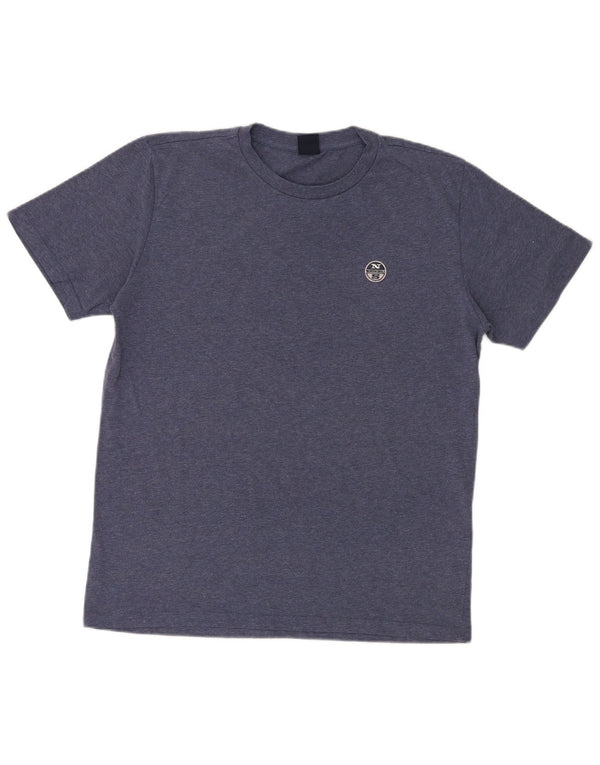 North Sails T-Shirt Homme Haut Large Bleu Marine Moucheté Coton