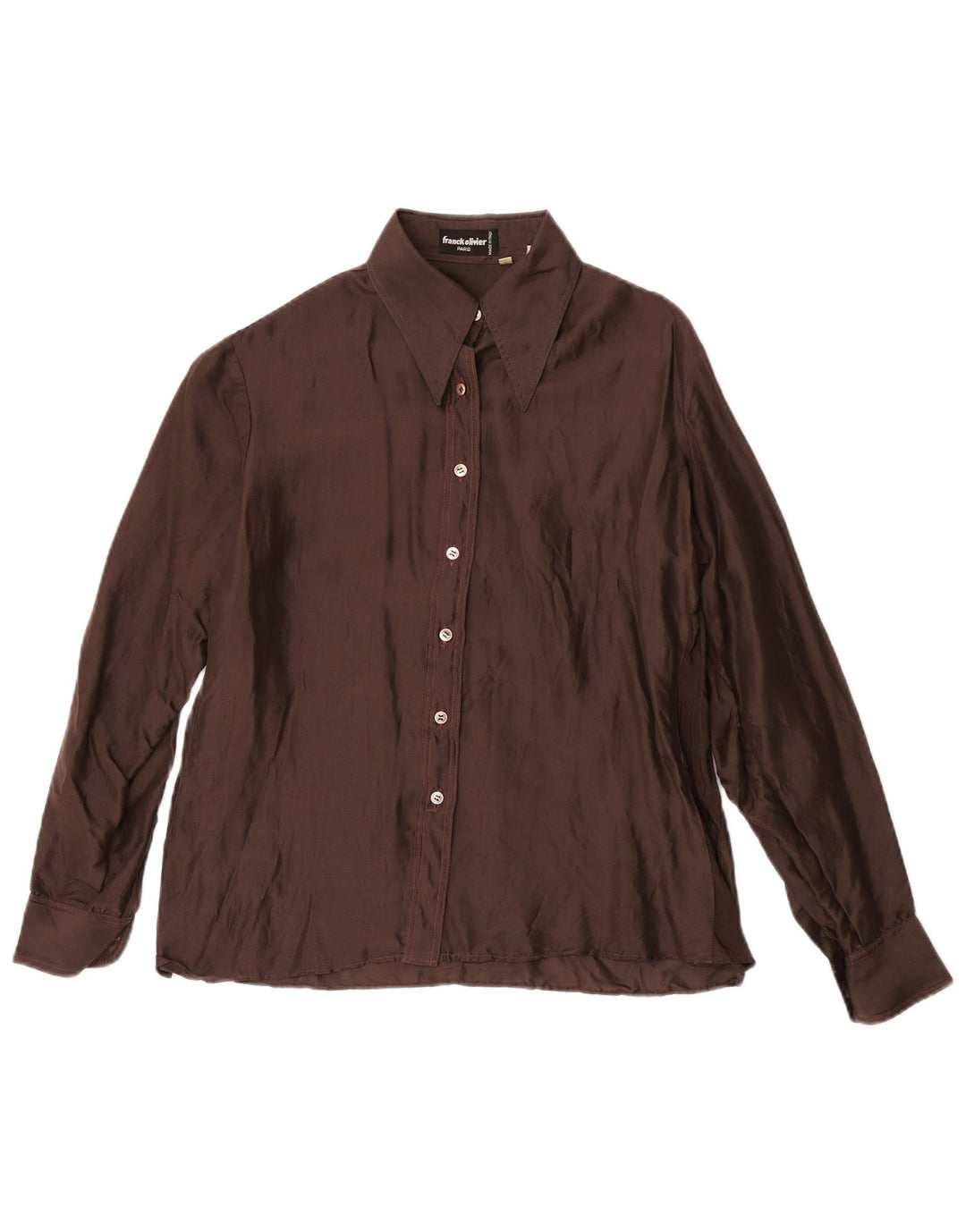 Franck Olivier Chemise Femme IT 44 Marron Moyen