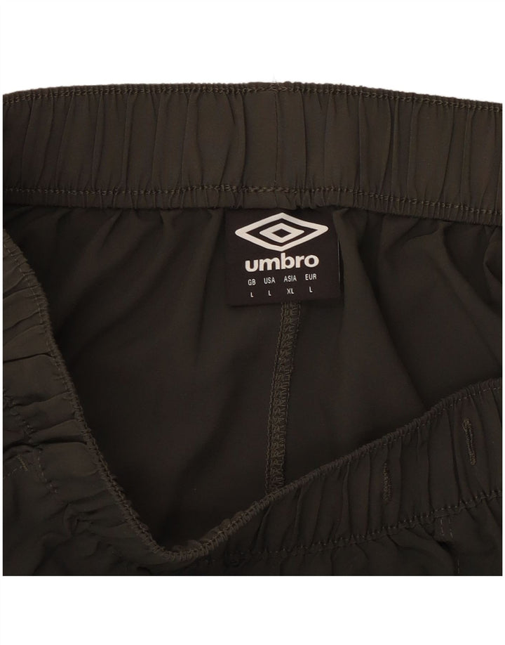 Umbro Short de Bain Homme Large Kaki Polyester