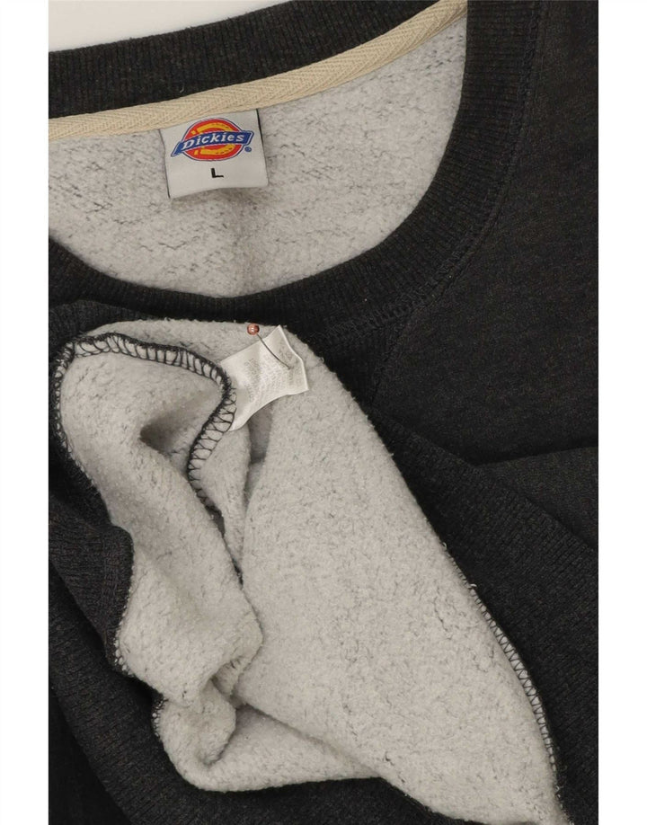 Dickies Sweat-shirt graphique pour homme en coton gris Taille L
