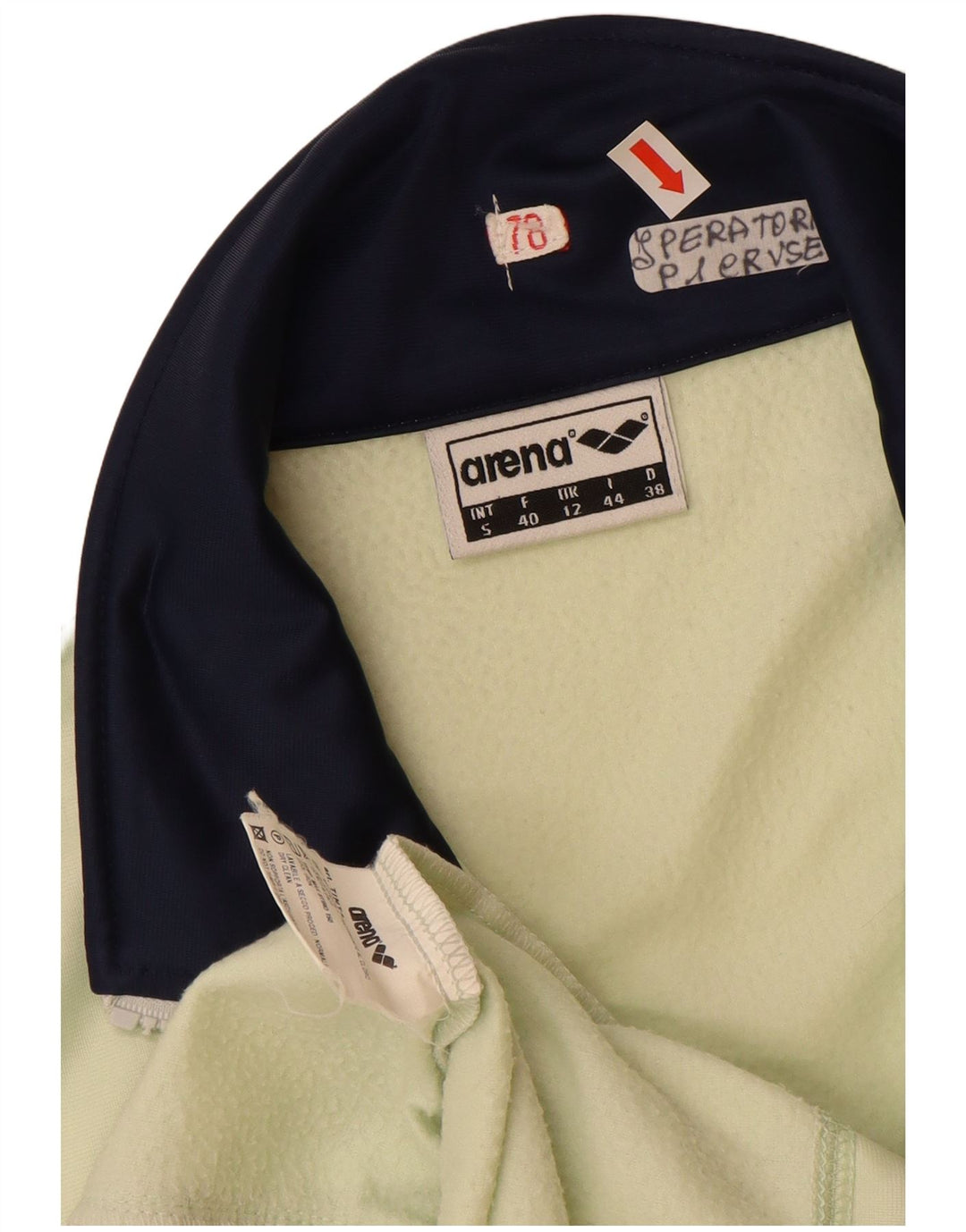 ARENA Veste de Survêtement Femme UK 12 Vert Moyen Polyester