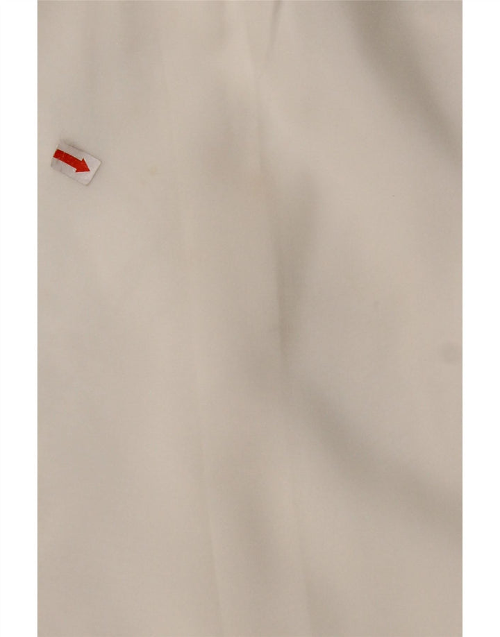 VINTAGE Femme Ruffle Front Shirt Blouse UK 16 Grand Blanc