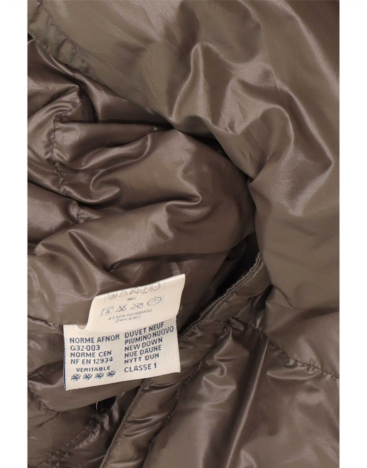 Moncler Veste matelassée à capuche pour homme Taille 0 XS Kaki Polyamide