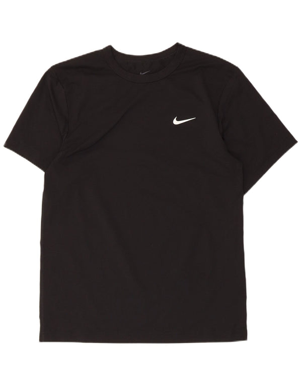 Nike Hommes Dri Fit T-Shirt Haut Petit Noir Polyester