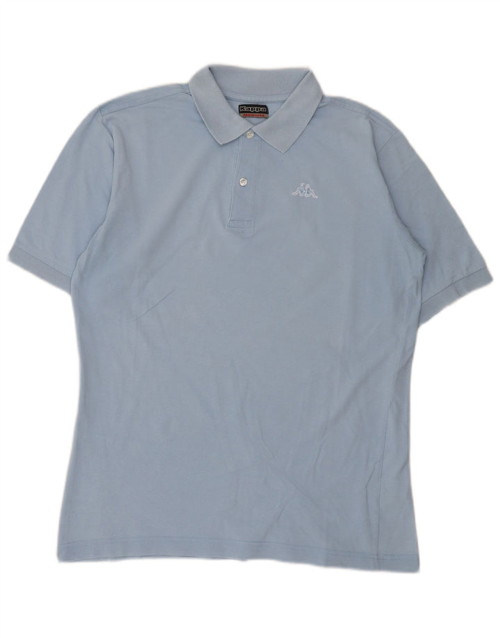 KAPPA Polo Homme Bleu Moyen Coton