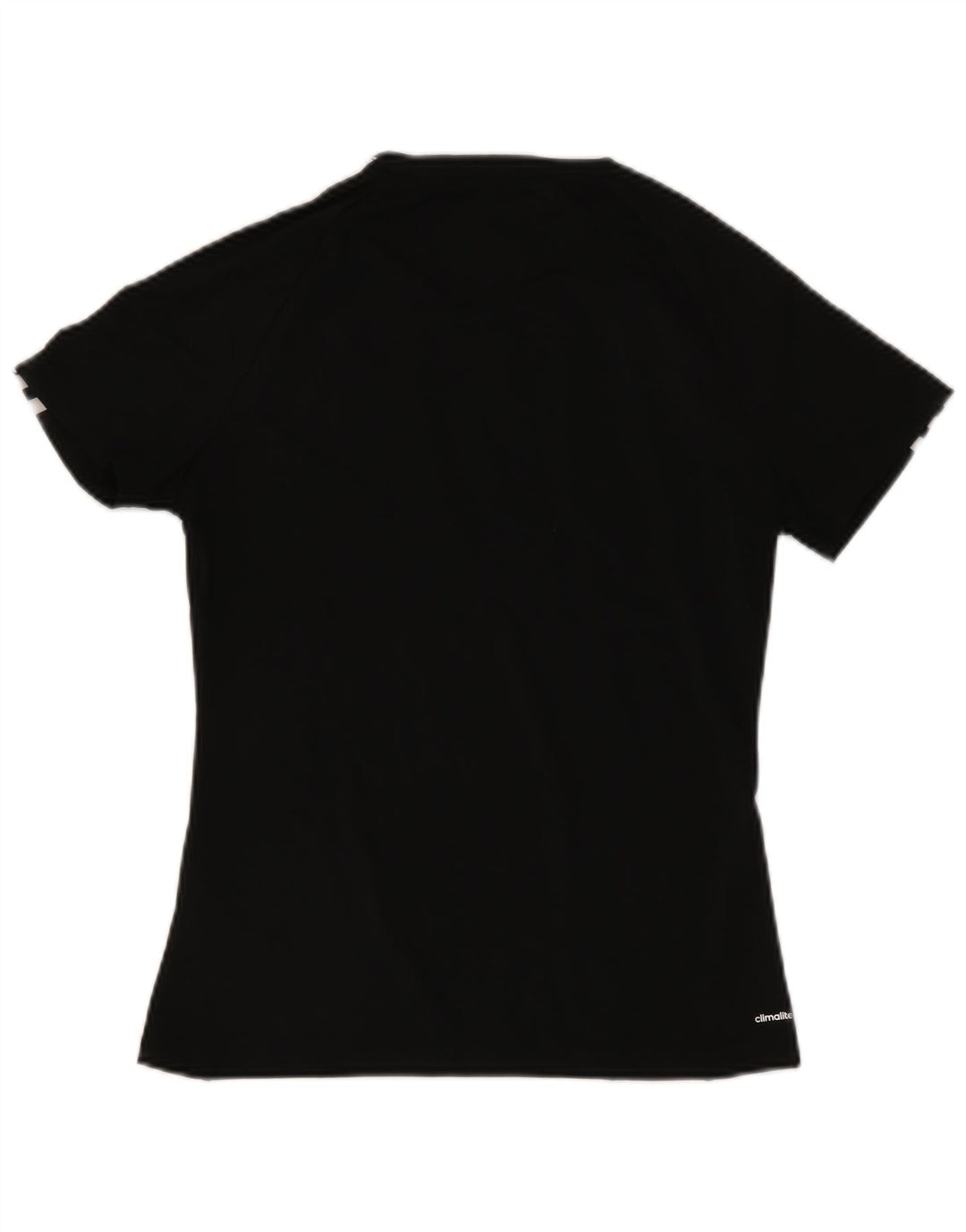 Adidas Climalite T-Shirt Top UK 8/10 Petit Noir Polyester