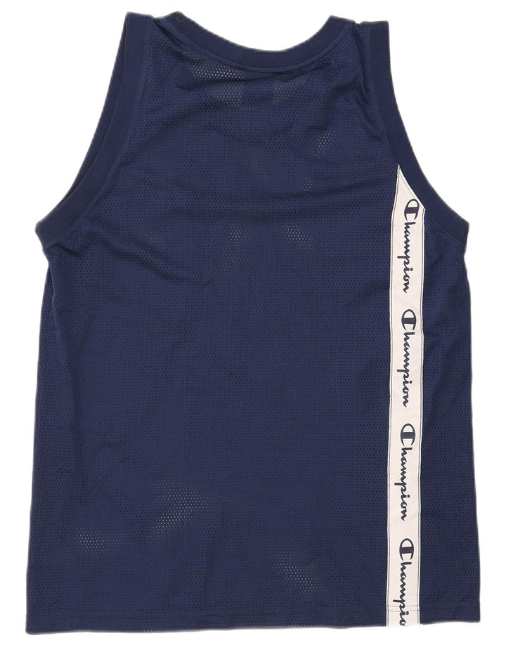 Champion Haut en Jersey Homme Bleu Marine Moyen Colourblock