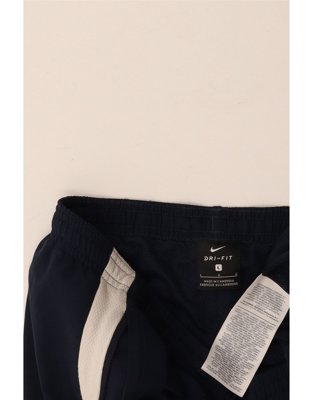 NIKE Pantalon de survêtement Dri Fit pour homme Bleu marine Taille L
