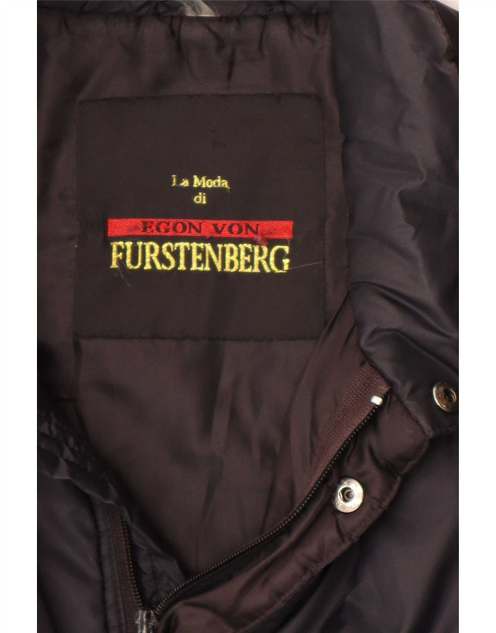 Egon Von Furstenberg Veste matelassée pour homme UK 40 Large Noir