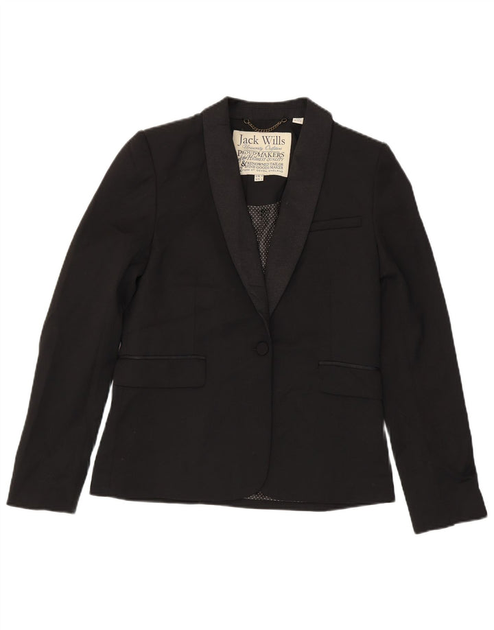 Jack Wills Veste blazer University Outfitters pour femme UK 10 Petit Noir