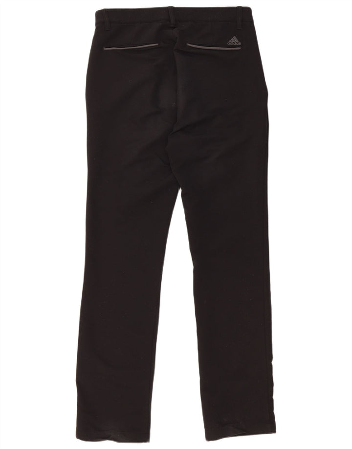 ADIDAS Pantalon Chino Droit Homme W30 L32 Noir Polyester