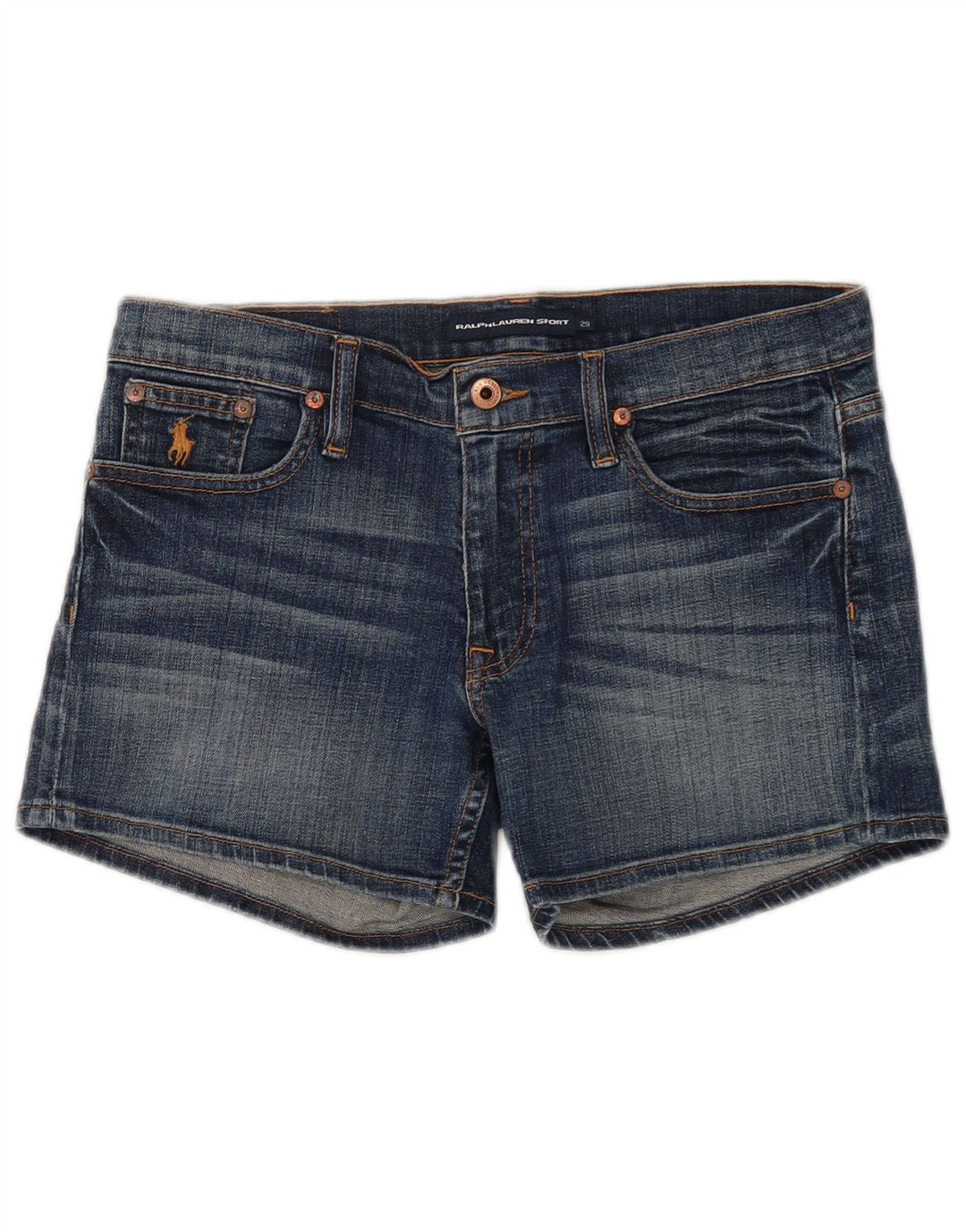 Ralph Lauren Short en jean W29 pour femme en coton bleu moyen