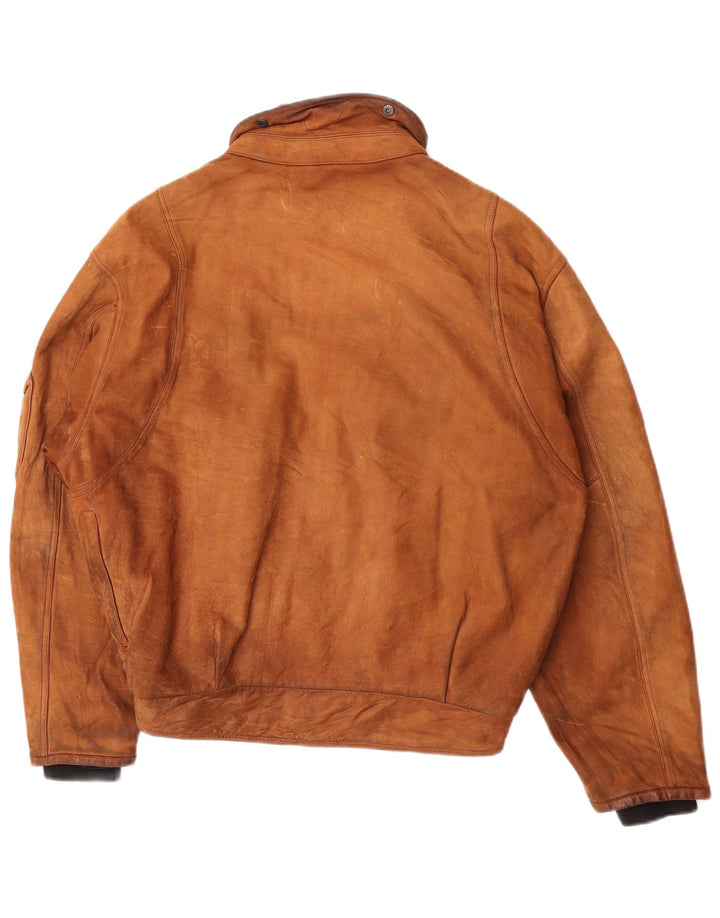 Dainese Veste en cuir coupe ample pour homme IT 50 Cuir marron moyen