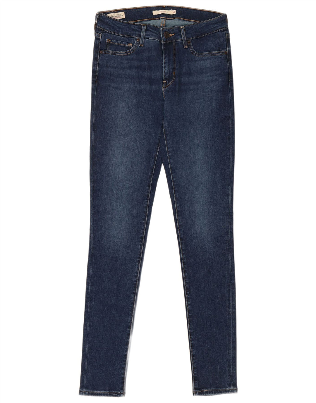 LEVI'S Womens 711 Skinny Jeans W25 L31 Blue Lyocell