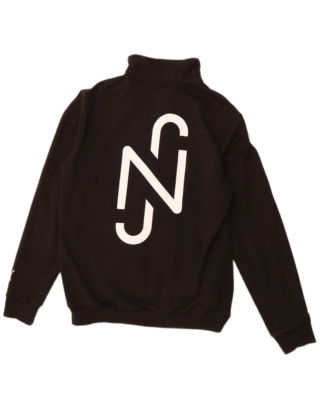 PUMA Veste de survêtement graphique pour hommes, grand, noir