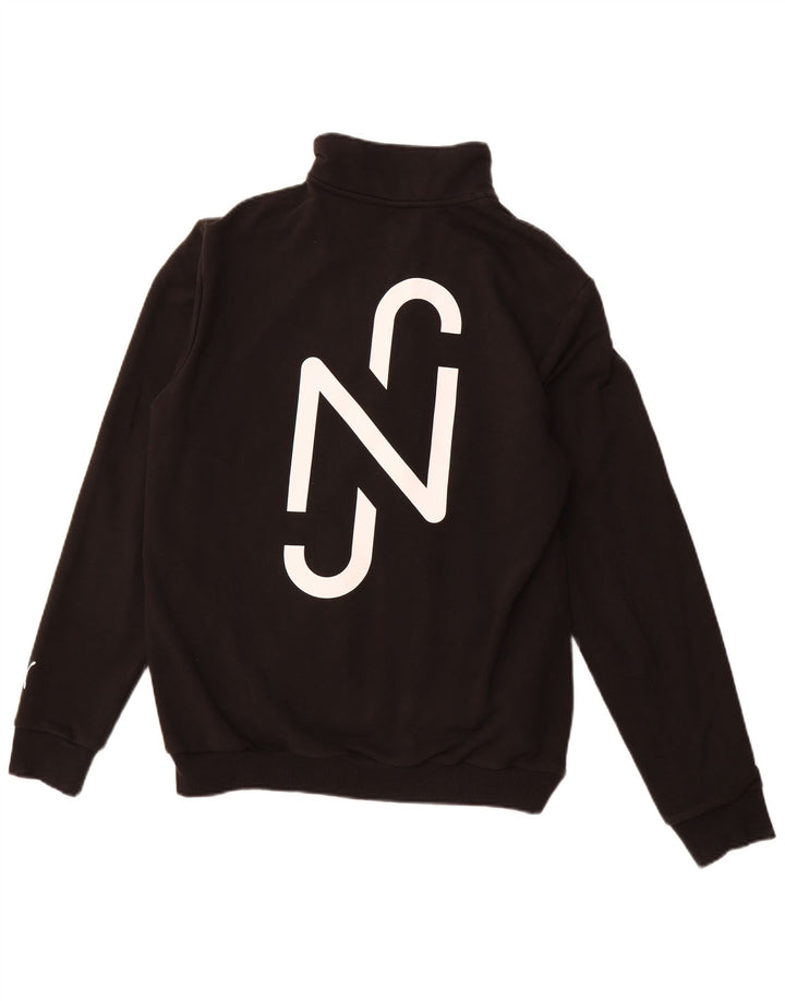 PUMA Veste de survêtement graphique pour hommes, grand, noir