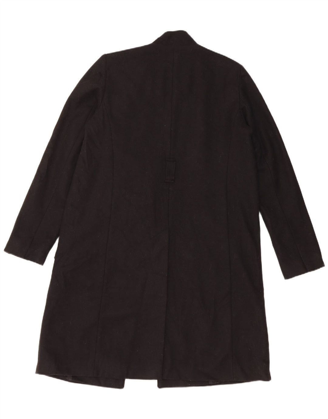 French Connection Manteau surdimensionné pour femme UK 12 Laine noire moyenne