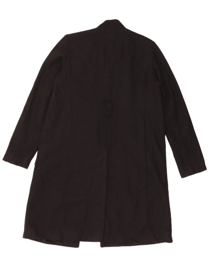 French Connection Manteau surdimensionné pour femme UK 12 Laine noire moyenne