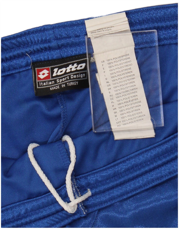Lotto Short de Sport Homme Bleu Moyen Polyester
