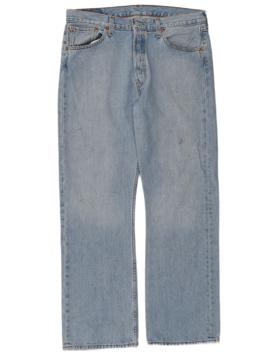 LEVI'S Jean Droit 501 Homme W34 L30 Bleu Coton