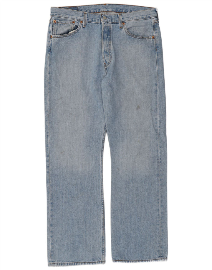 LEVI'S Jean Droit 501 Homme W34 L30 Bleu Coton