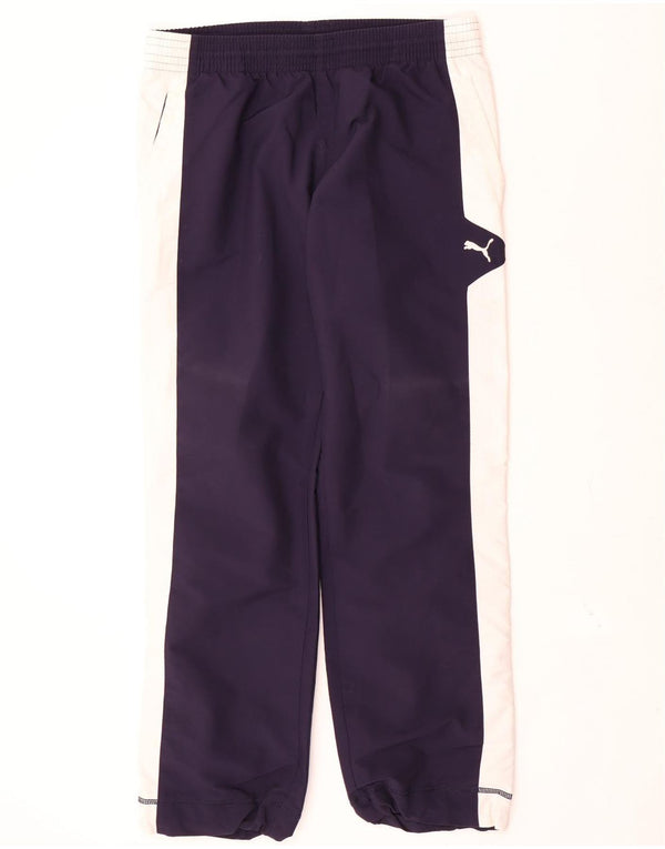 Puma Pantalon de Survêtement Joggers Homme Bleu Marine Moyen Colorblock Sports