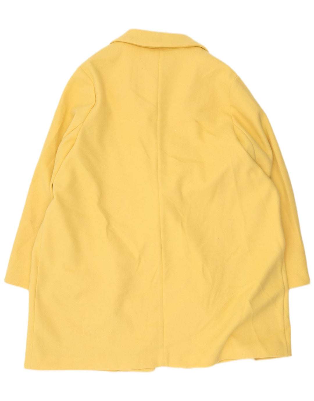 Marks & Spencer Manteau pour femme UK 24 4XL Jaune Coton