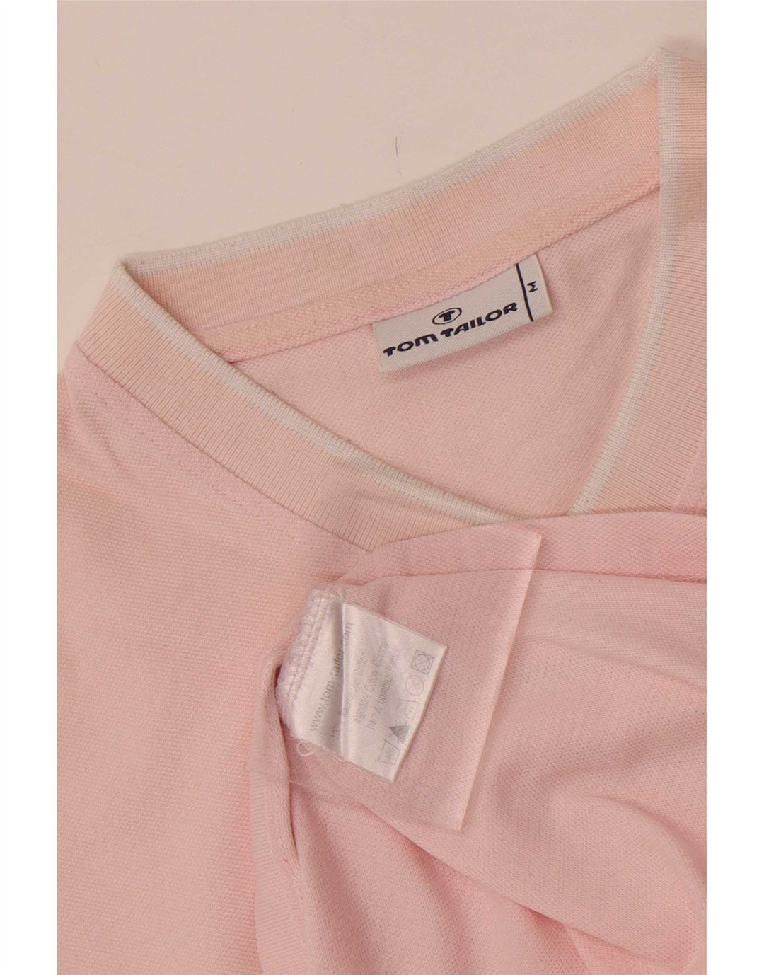 Tom Tailor T-Shirt Homme Rose Moyen Coton