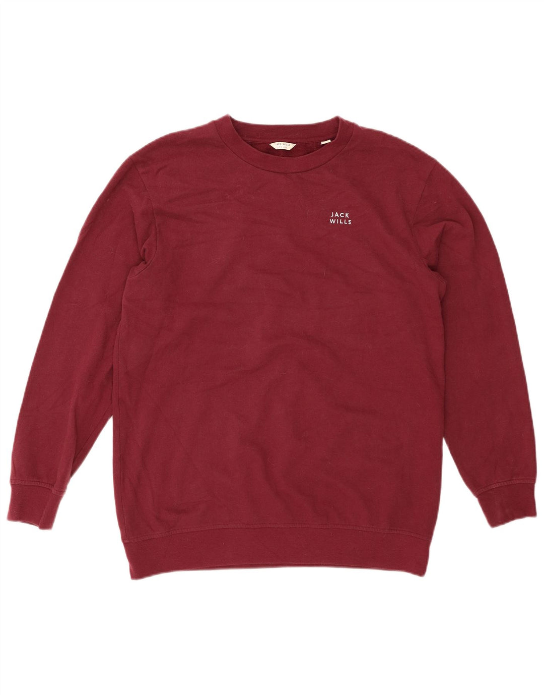 JACK WILLS Sweat-shirt surdimensionné pour femme UK 10 Petit coton marron