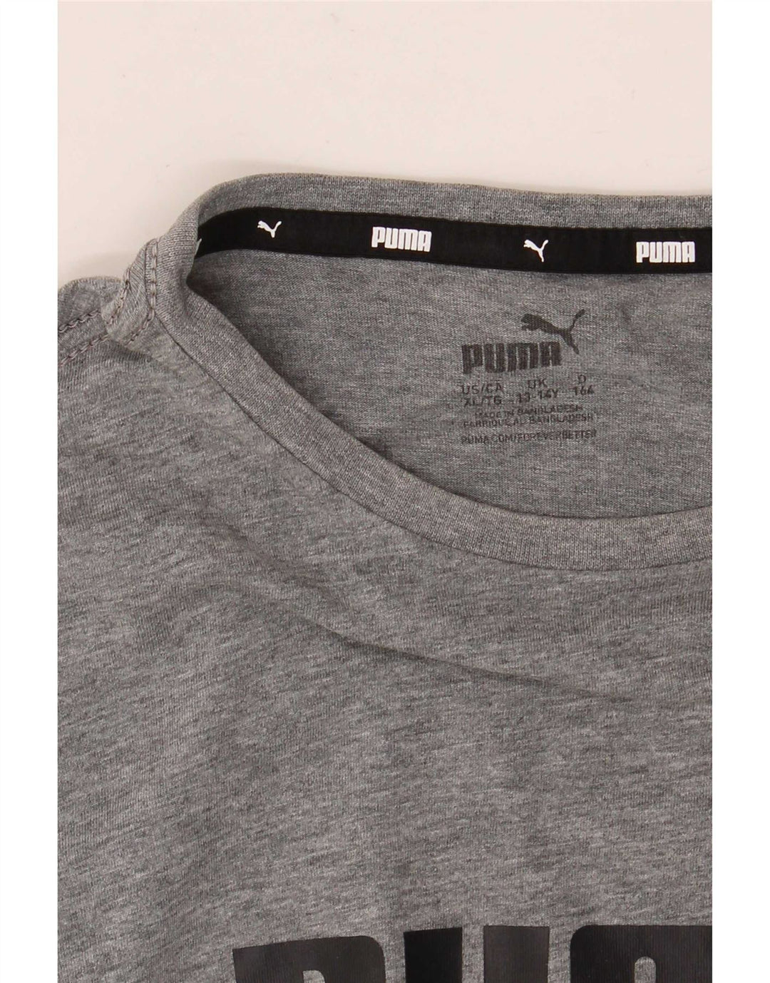 Puma T-Shirt Graphique Garçon 13-14 ans Gris