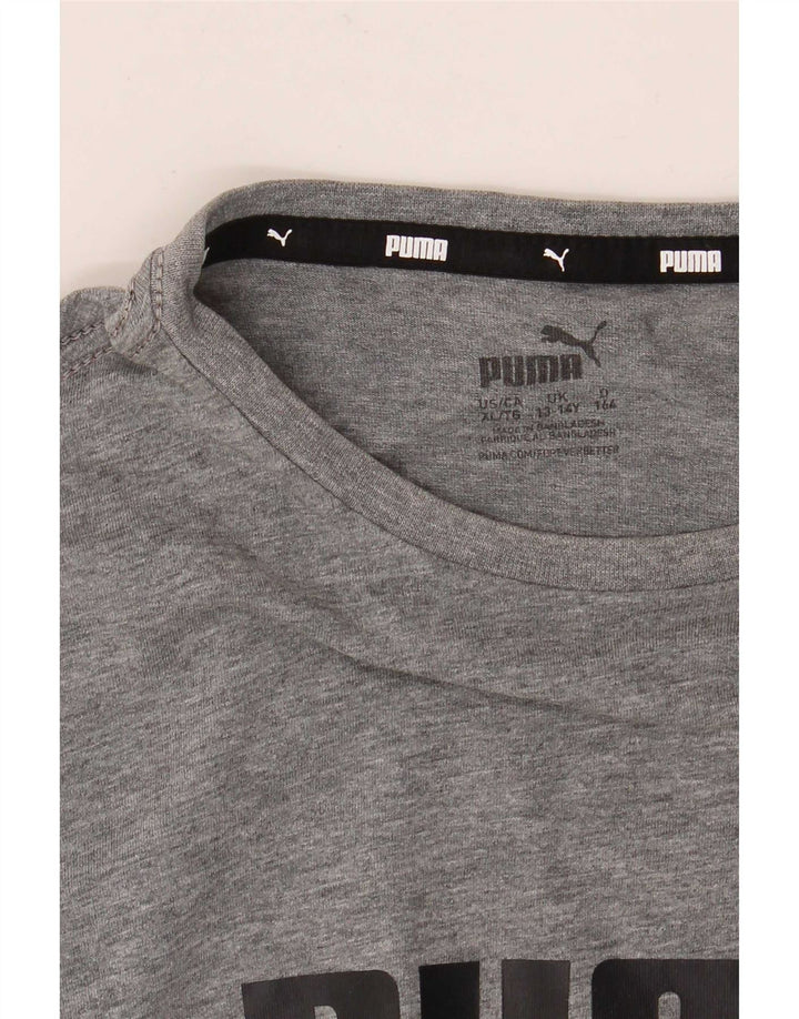 Puma T-Shirt Graphique Garçon 13-14 ans Gris