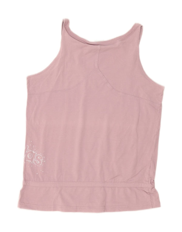 Adidas Débardeur graphique pour femme UK 18 XL Violet Coton